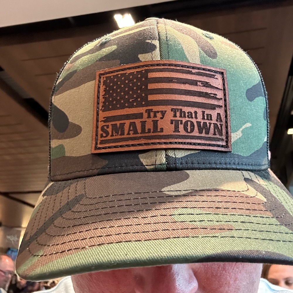 Camouflage Trucker Hat with Patch